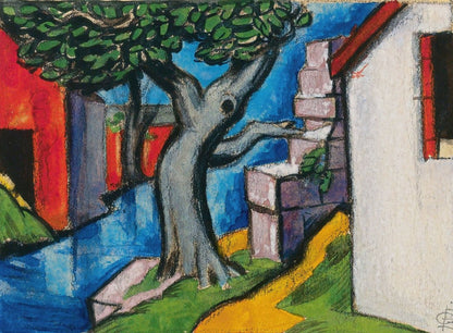 #FN43012 Mystic Tree–Oscar Bluemner